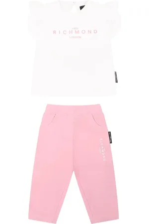 John Richmond Logo-print trousers set (two-pieces)