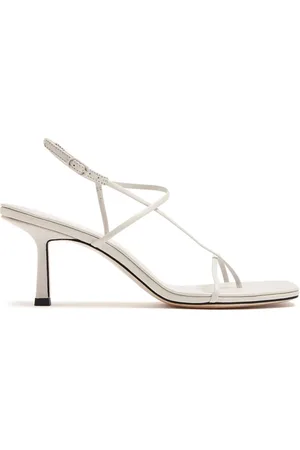 Studio Amelia 70mm Cross Front leather sandals