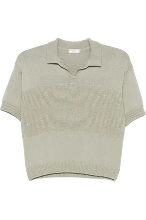 PESERICO SIGN Sequin-embellished top