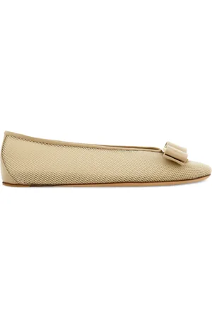 Salvatore Ferragamo Vara mesh ballet flats