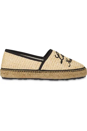 Moschino Logo-embroidered espadrilles