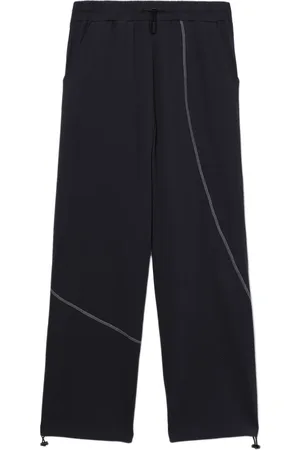FIVE CM Contrast-stitching cotton track pants