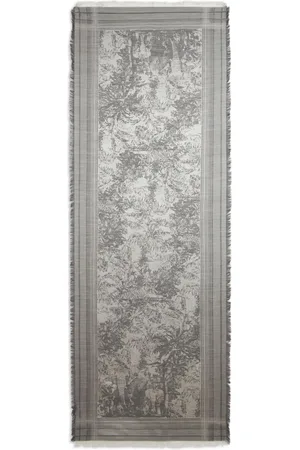 Etro Patterned-jacquard scarf