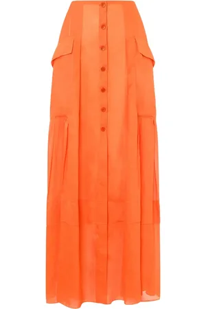 Alberta Ferretti Cotton maxi skirt