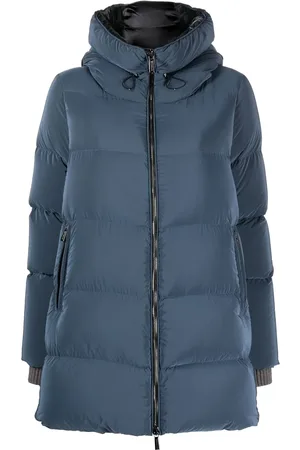 MOORER Hooded padded coat