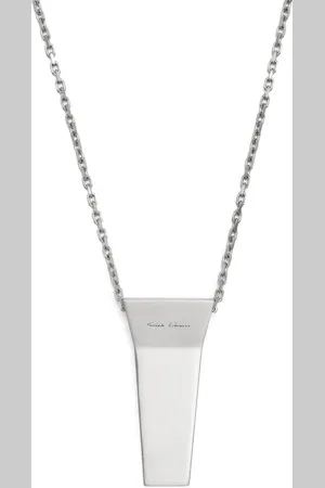 Rick Owens Logo-engraved chain necklace