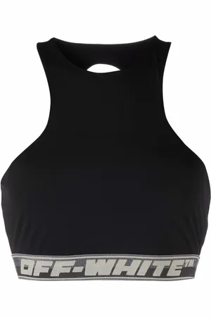 OFF-WHITE Logo-band sports bra