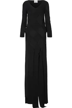 Burberry Woven panel evening dress