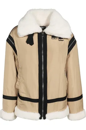 Karl Lagerfeld X Cara Delevingne faux-fur jacket