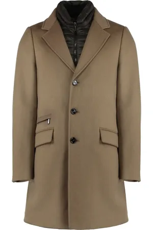 MOORER Harris cashmere coat