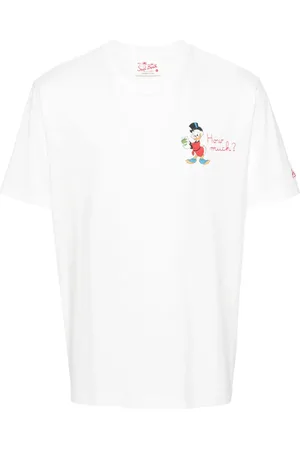 MC2 SAINT BARTH Cartoon-print cotton T-shirt