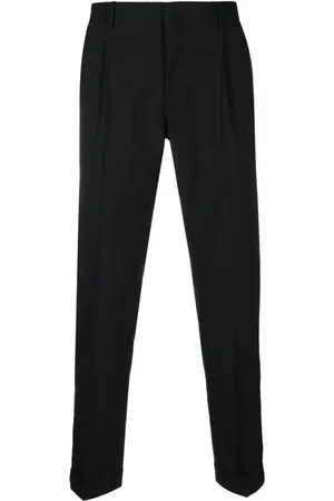 BRIGLIA Turn-up hem tailored trousers