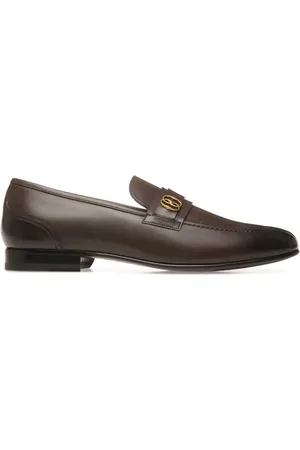 Bally Sadei logo-plaque leather loafers