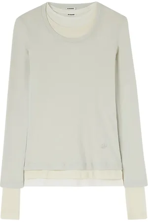 Jil Sander Layered cotton T-shirt