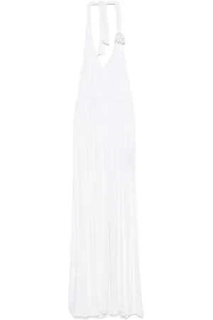 FISICO Stretch-jersey maxi dress