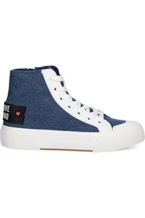 Moschino Logo-patch sneakers