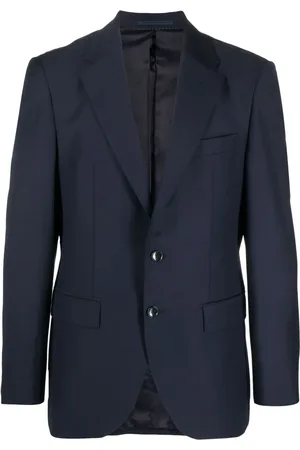 HUGO BOSS Single-breasted wool blazer
