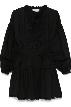 Ermanno Firenze Lace-detail mini dress