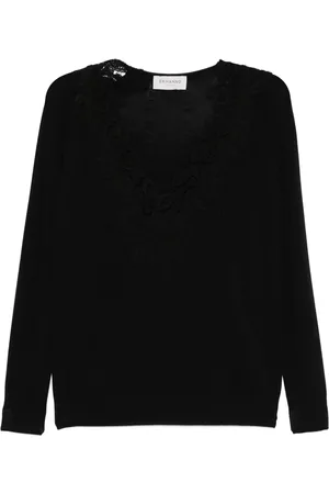 Ermanno Firenze Floral-lace top