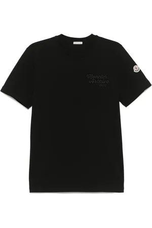 Moncler Logo-embroidered cotton T-shirt