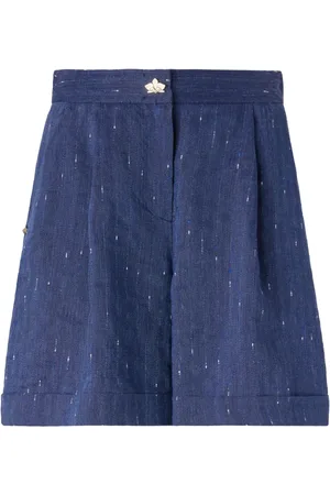 GENNY Chambray tailored shorts