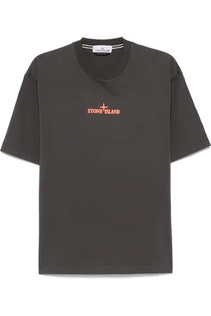 Stone Island Logo-embossed T-shirt