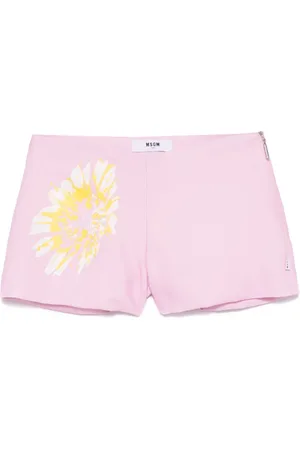 Msgm Floral-print shorts