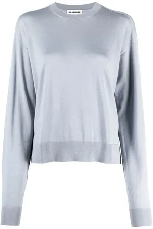 Jil Sander Fine-knit slit jumper