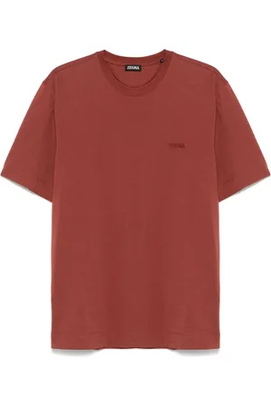 Ermenegildo Zegna Logo-embroidered T-shirt