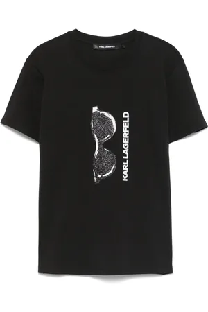 Karl Lagerfeld Sunglasses print T-shirt