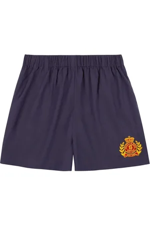 Sporty & Rich Logo-embroidered shorts