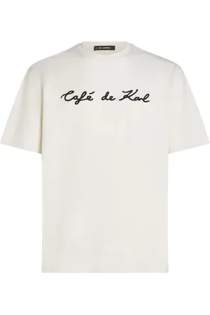 Karl Lagerfeld X Jorge Parra embroidered logo t-shirt