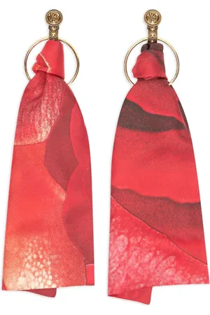 Roberto Cavalli Logo-engraved earrings