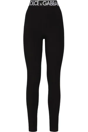 Dolce & Gabbana Logo-waistband jersey leggings