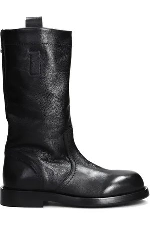 ANN DEMEULEMEESTER Round toe boots