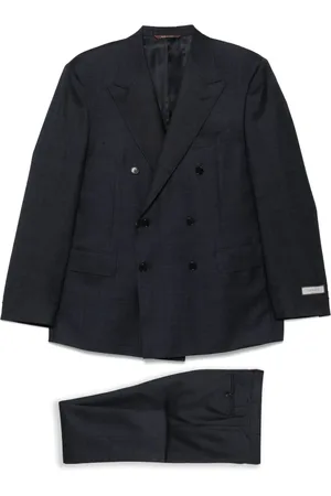 CANALI Wool double-breasted suit