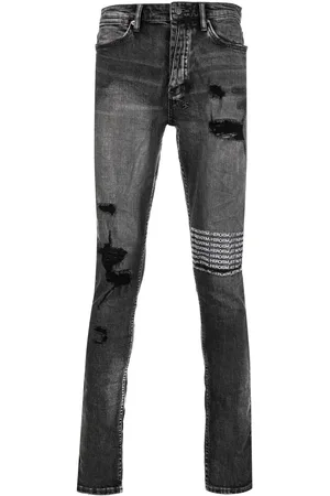 KSUBI Low-rise slim-cut jeans