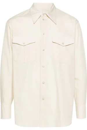 LEMAIRE Straight-collar cotton shirt