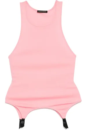 Kiki de Montparnasse Le boy ribbed garther tank top
