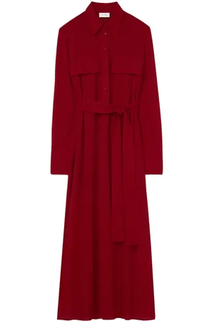 ST. JOHN Belted dress