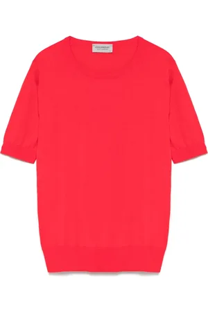 JOHN SMEDLEY Fine-knit T-shirt