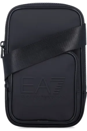 EA7 Logo-embossed shoulder bag