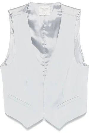 FORTE FORTE Textured waistcoat