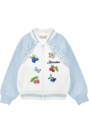 MONNALISA Two-tone bomber jacket