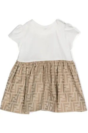 Fendi FF-jacquard cotton dress
