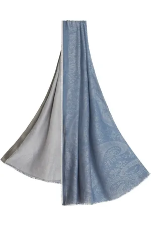 Etro Paisley-jacquard frayed jacquard
