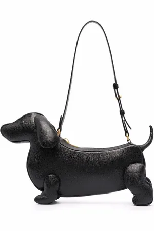 Thom Browne Hector pebbled leather shoulder bag