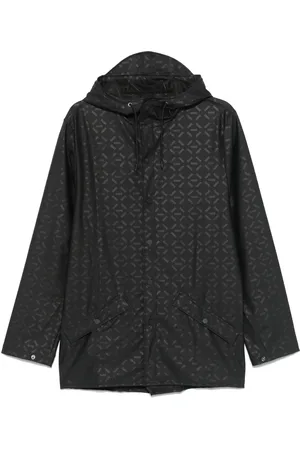Rains Logo-print jacket