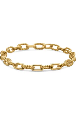 David Yurman 18kt yellow DY Madison chain bracelet (6mm)