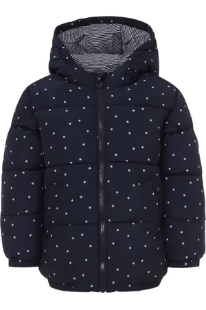 Petit Bateau Star-print padded jacket